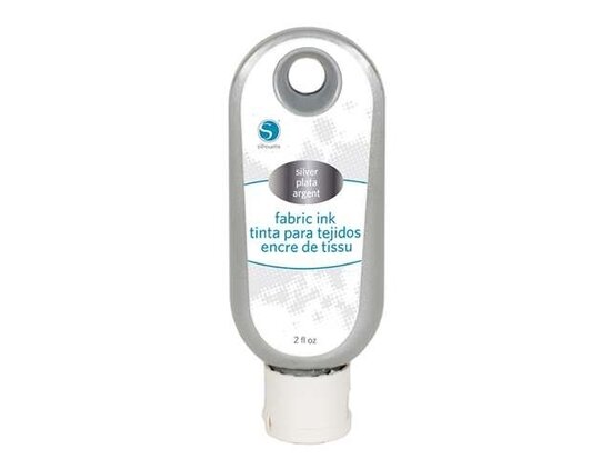 Zilver - Textiel Inkt 59ml SILHOUETTE