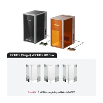 DiDEMCO xTool F2 Ultra Single + F2 Ultra UV Productive Bundle