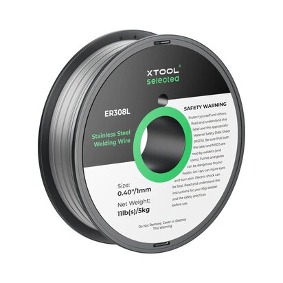 xTool 1 mm ER308L Stainless Steel Welding Wire 5 kg Spool