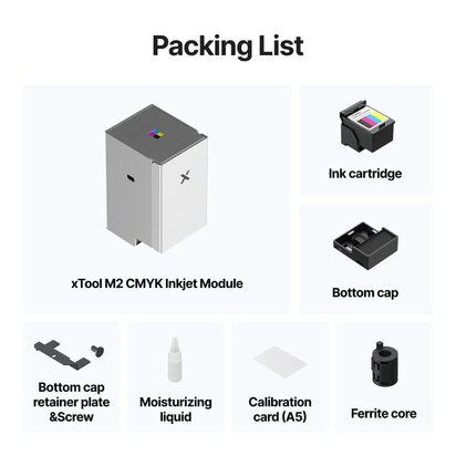xTool M2 CMYK Inkjet Printing module