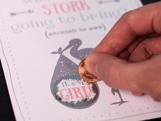 Scratch-off Zilver SILHOUETTE