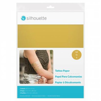 Tattoo Papier Goud SILHOUETTE