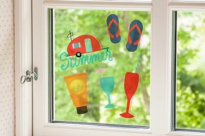 Printbare Window Cling - Doorzichtig SILHOUETTE