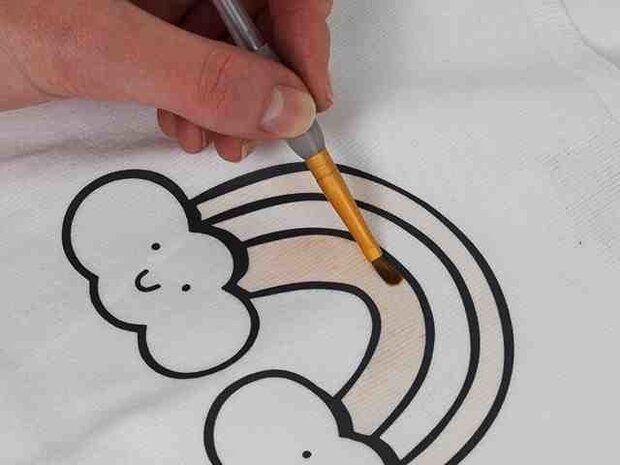 UV Geel - Textiel Inkt 59ml SILHOUETTE