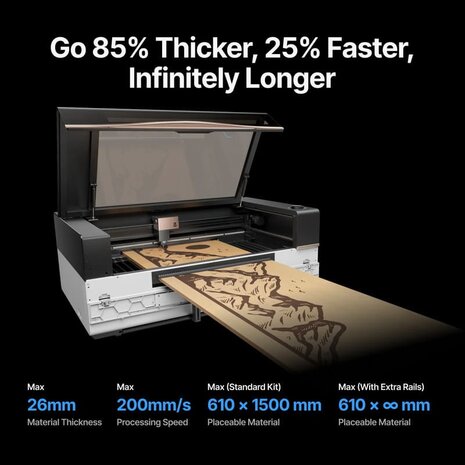 xTool P3 Convoyeur intelligent 150cm