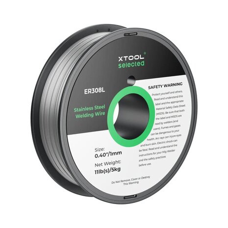 xTool 1 mm ER308L Stainless Steel Welding Wire 5 kg Spool