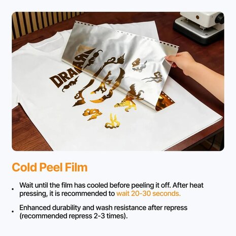 xTool DTF Gold Foil Film Roll 30m DiDEMCO