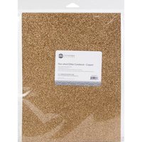 Glitter Cardstock - Koper (10x)