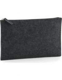BagBase Felt Accessory Pouch - Charcoal