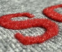 White - Ultra Velour Flock Transferfolie 1000μ - SEF 50cm