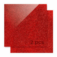 3mm Rood Glitter Acrylaat 30x30cm (2x) - xTool