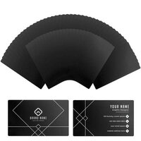 Visitekaartjes Metaal Zwart (300 stuks) - xTool