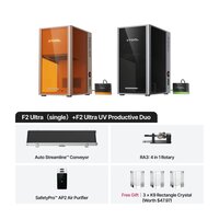 xTool F2 Ultra Single + F2 Ultra UV All-In-One Bundle