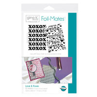 Love & Kisses - Gina K. Designs Foil-Mates Backgrounds