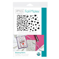 Blooming Hearts - Gina K. Designs Foil-Mates Backgrounds