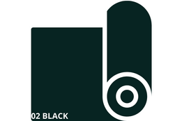 1102 Black NOVA-FLEX Gloss - 25cm x 1m