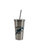 450ml Silver Stainless Steel Starbucks Cup with Straw (Sublimation)