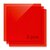 3mm Red Glitter Tranclucent Acrylaat 30x30cm (3x) - xTool