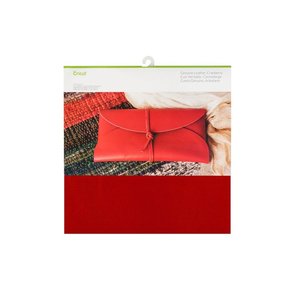 Echt Leder Rood Veenbes 30,5cm x 30,5cm Cricut