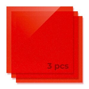 3mm Orange Tranclucent Acrylaat 30x30cm (3x) - xTool