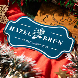 3mm Two-Tone Navy to White Acrylaat 30x30cm (3x) - xTool