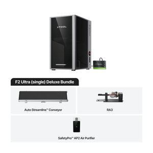 F2 Ultra Single Laser Deluxe Kit: 60W MOPA