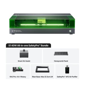 xTool S1 40W - All-In-One SafetyPro Kit