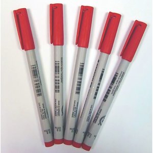 Viltstiften (5x) Rood