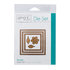 Gina K. Designs (3) Nested Square Dies • Double Stitch Design • Small Set_